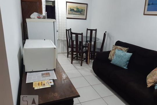 Sala de apartamento para alugar com 1 quarto, 40m² em Bela Vista, São Paulo