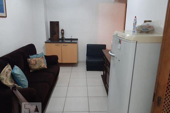 Sala de apartamento para alugar com 1 quarto, 40m² em Bela Vista, São Paulo