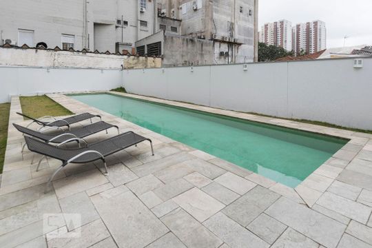 Área comum - Piscina de kitnet/studio para alugar com 1 quarto, 31m² em Vila Mariana, São Paulo