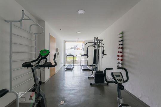 Área comum - Academia de kitnet/studio para alugar com 1 quarto, 31m² em Vila Mariana, São Paulo
