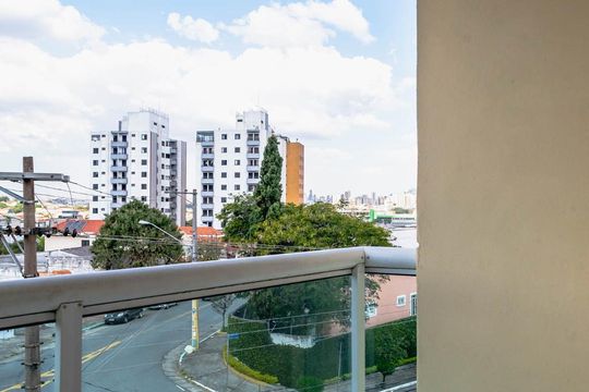 Varanda da Sala de apartamento à venda com 2 quartos, 52m² em Vila Bela, São Paulo