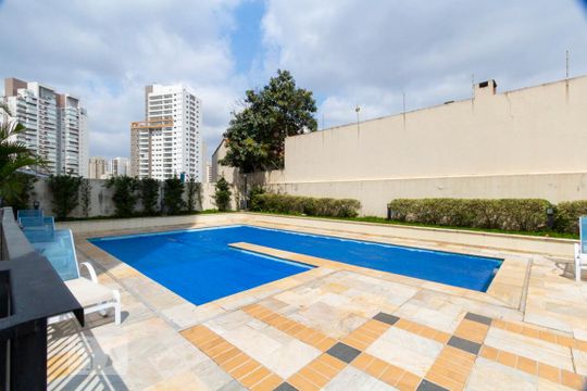 Piscina de apartamento para alugar com 3 quartos, 90m² em Chácara Inglesa, São Paulo