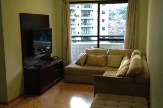 Sala de apartamento à venda com 3 quartos, 70m² em Vila Andrade, São Paulo