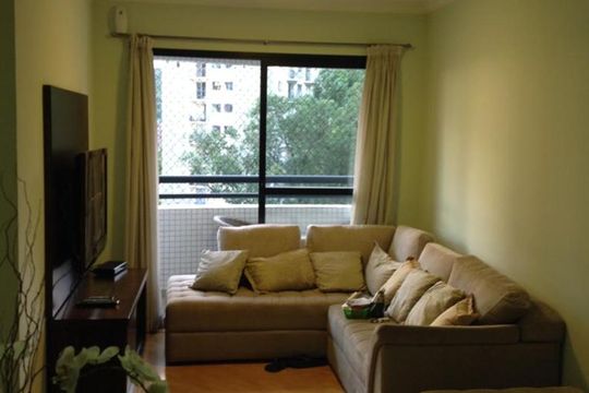 Sala de apartamento à venda com 3 quartos, 70m² em Vila Andrade, São Paulo