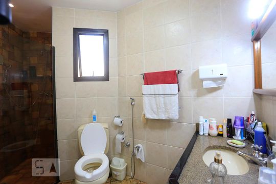 Banheiro de apartamento à venda com 1 quarto, 40m² em Jardim Ampliação, São Paulo