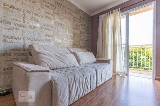 Sala de apartamento para alugar com 2 quartos, 52m² em Bonfim, Campinas