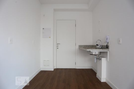 Cozinha de apartamento à venda com 1 quarto, 28m² em Bela Vista, São Paulo
