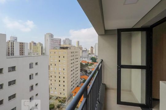 Varanda de kitnet/studio para alugar com 1 quarto, 21m² em Vila Mariana, São Paulo