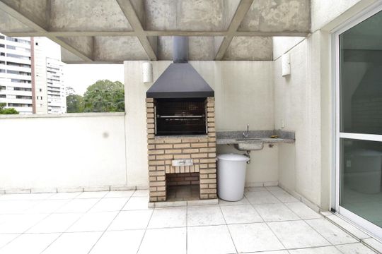 Churrasqueira de apartamento para alugar com 1 quarto, 58m² em Vila Andrade, São Paulo
