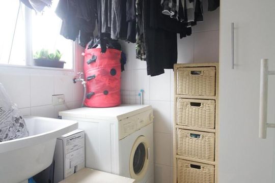 Área de serviço de apartamento para alugar com 1 quarto, 58m² em Vila Andrade, São Paulo