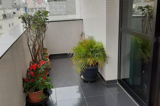 Varanda de apartamento à venda com 4 quartos, 187m² em Santa Cecília, São Paulo