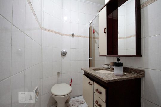 Banheiro de kitnet/studio à venda com 1 quarto, 40m² em Vila Buarque, São Paulo