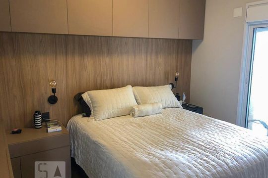 Quarto de apartamento à venda com 1 quarto, 70m² em Vila Gertrudes, São Paulo