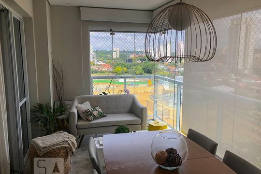 Varanda de apartamento à venda com 1 quarto, 70m² em Vila Gertrudes, São Paulo