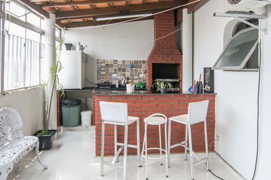 Churrasqueira Cobertura de apartamento à venda com 4 quartos, 224m² em Jardim São Paulo(zona Norte), São Paulo