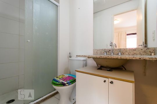 Banheiro de kitnet/studio à venda com 1 quarto, 40m² em Bela Vista, São Paulo