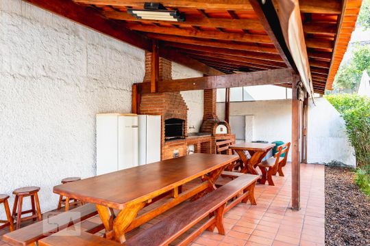 Área comum - Churrasqueira de apartamento à venda com 3 quartos, 125m² em Parque Colonial, São Paulo