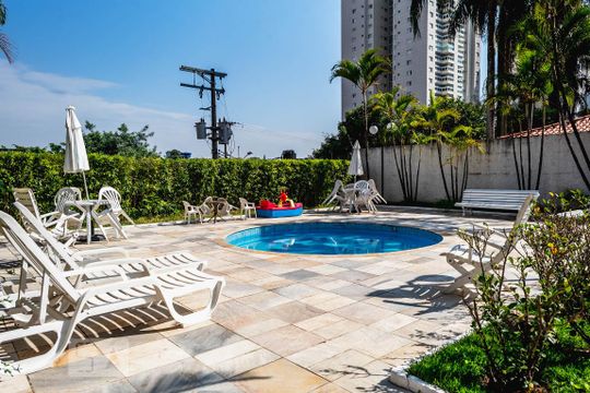 Área comum - Piscina de apartamento à venda com 3 quartos, 125m² em Parque Colonial, São Paulo