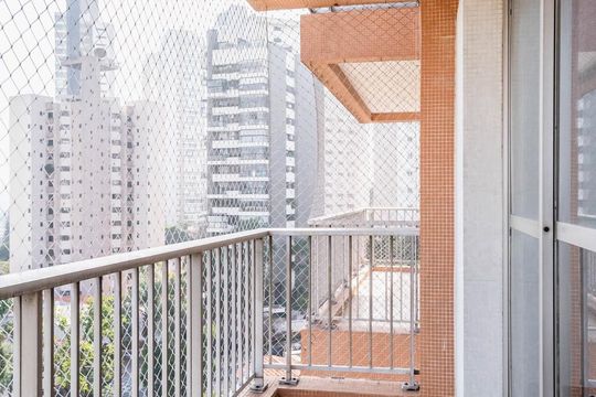 Varanda da Sala de apartamento à venda com 3 quartos, 125m² em Parque Colonial, São Paulo