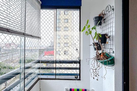 Varanda da Sala de apartamento para alugar com 1 quarto, 41m² em Tatuapé, São Paulo