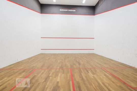 Área Comum - Quadra Squash de apartamento para alugar com 1 quarto, 52m² em Vila Gertrudes, São Paulo