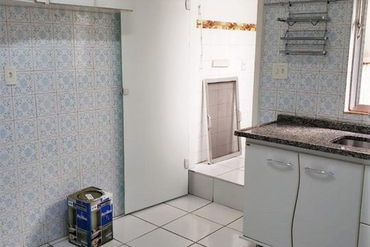 Cozinha de apartamento à venda com 1 quarto, 50m² em Vila Ester (zona Norte), São Paulo