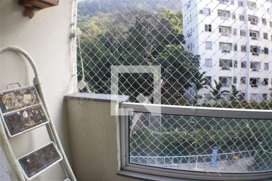 Varanda da Sala de apartamento para alugar com 2 quartos, 47m² em Taquara, Rio de Janeiro