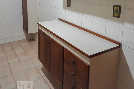 Cozinha - Armários de apartamento à venda com 2 quartos, 56m² em Parque Residencial Vila União, Campinas