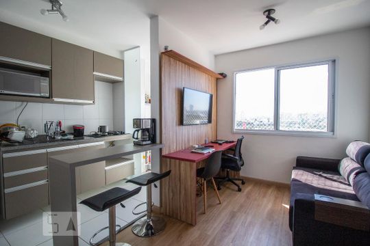 Sala de apartamento para alugar com 1 quarto, 31m² em Água Branca, São Paulo