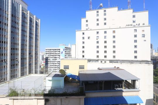 Vista de kitnet/studio para alugar com 1 quarto, 22m² em Centro, São Paulo
