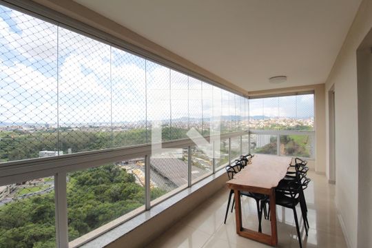 Varanda Gourmet de apartamento para alugar com 4 quartos, 147m² em Ouro Preto, Belo Horizonte