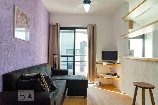 Sala de apartamento para alugar com 1 quarto, 45m² em Saúde, São Paulo