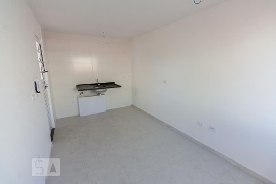 Sala Cozinha de apartamento para alugar com 1 quarto, 32m² em Barra Funda, São Paulo