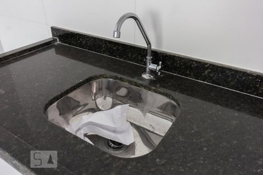 Cozinha Pia de apartamento para alugar com 1 quarto, 32m² em Barra Funda, São Paulo