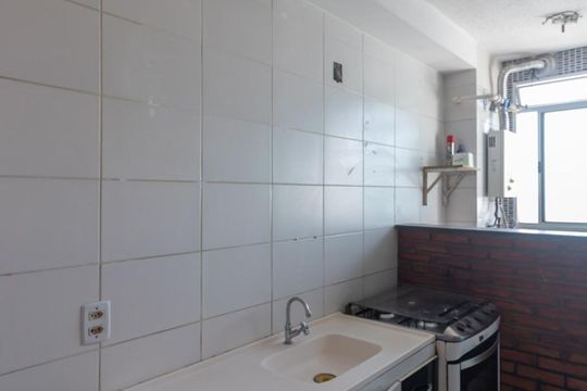 Cozinha de apartamento à venda com 2 quartos, 46m² em Ermelino Matarazzo, São Paulo