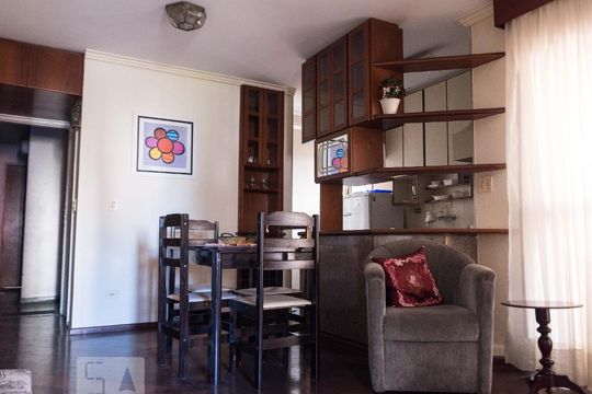 Sala/Cozinha de apartamento para alugar com 1 quarto, 42m² em Santa Cecília, São Paulo