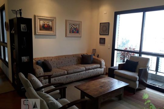 Sala de apartamento à venda com 4 quartos, 269m² em Parque Bairro Morumbi, São Paulo