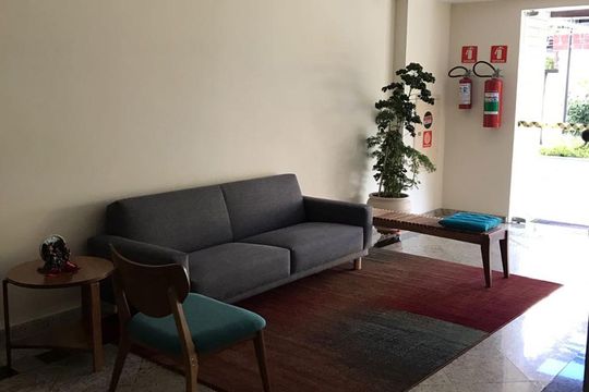 Área comum - Hall social de apartamento para alugar com 3 quartos, 76m² em Vila Gumercindo, São Paulo