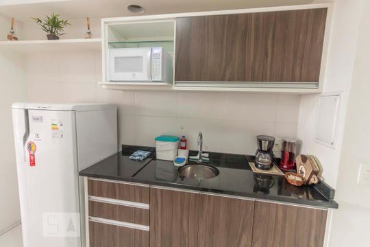 Cozinha de apartamento à venda com 1 quarto, 20m² em Santana, São Paulo