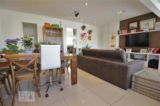 Sala de apartamento à venda com 3 quartos, 113m² em Vila Andrade, São Paulo