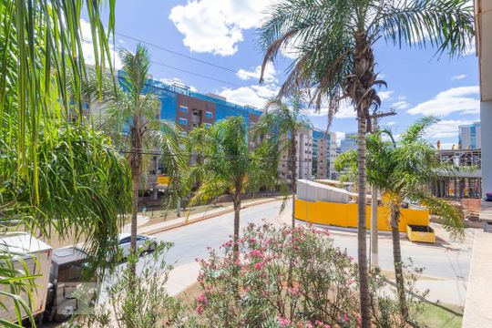 Vista do Quarto de apartamento para alugar com 1 quarto, 34m² em Setor Noroeste, Brasília
