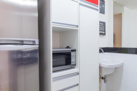 Cozinha de apartamento para alugar com 1 quarto, 34m² em Setor Noroeste, Brasília
