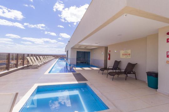 Area comum - Piscina de apartamento para alugar com 1 quarto, 34m² em Setor Noroeste, Brasília