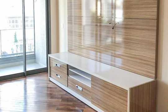 Sala de apartamento à venda com 1 quarto, 48m² em Consolação, São Paulo