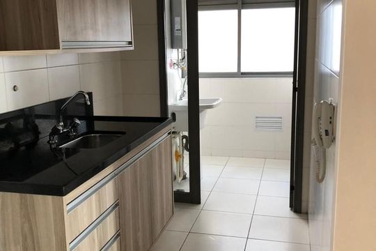 Cozinha de apartamento à venda com 1 quarto, 48m² em Consolação, São Paulo