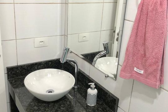 Banheiro da Suíte de apartamento à venda com 3 quartos, 65m² em Parque Mandaqui, São Paulo