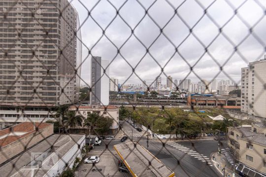 Vista Sala de apartamento para alugar com 2 quartos, 68m² em Belenzinho, São Paulo