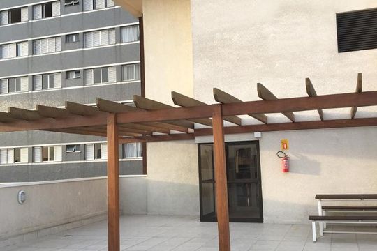 Área Comum - Terraço de apartamento para alugar com 1 quarto, 35m² em Alto da Rua Xv, Curitiba