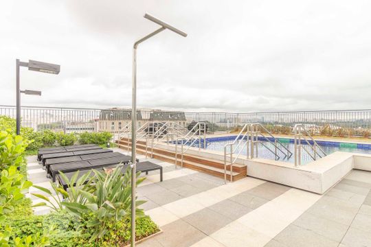 Área comum - Piscina de apartamento à venda com 1 quarto, 25m² em Santana, São Paulo