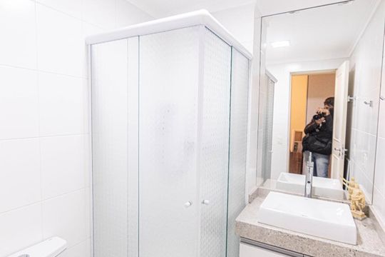 Banheiro Suite 2 de apartamento à venda com 3 quartos, 130m² em Vila Zilda, São Paulo